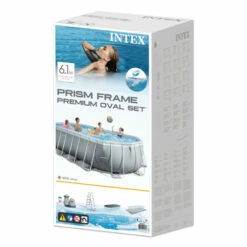 Intex Piscina Prisma Frame Ovalada 610x305x122 Cm -GRE Ventas 26798 caja