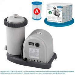 Depuradora Intex Cartucho Krystal 5.678 L/h -GRE Ventas 28636 depuradora de cartucho krystal clear tm 5678lh 1