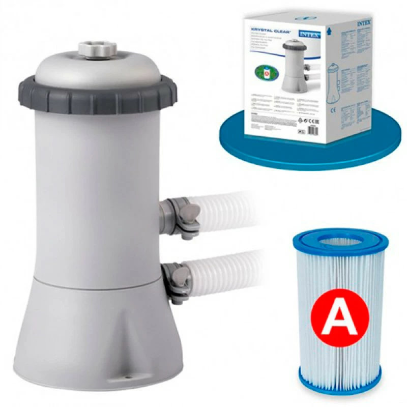 Depuradora Cartucho Krystal 2.006 L/h Intex 3 Depuradora Cartucho Krystal 2.006 L/h Intex - Imagen 3