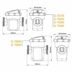 Clorador Salino Poolex Turbo Salt 6 Clorador Salino Poolex Turbo Salt -GRE Ventas dimensiones turbo salt