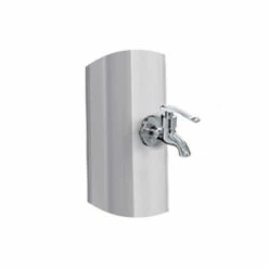 Ducha Solar Jolly Inox 33 L Formidra -GRE Ventas ducha solar aluminio jolly enjuague de pies