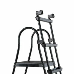 Piscina Black Limited 400x200x122cm -GRE Ventas escalera detalle elevada piscina exit cuero