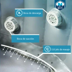 Spa Hinchable Bohemian De NetSpa -GRE Ventas jets aire spa bohemian netspa