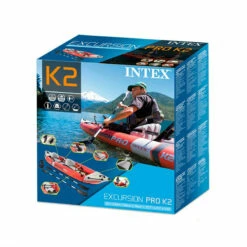 Kayak Hinchable PRO K2 Para 2 Personas De Intex 26 Kayak Hinchable PRO K2 Para 2 Personas De Intex -GRE Ventas kayak hinchable k2 pro 2 personas intex embalaje