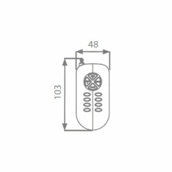 Foco Led RGB PAR 56 Con Marco Y Mando Astralpool -GRE Ventas lampara par56 blanca marco mandoesquema