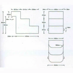 Escalera Seguridad Salva Mascotas -GRE Ventas medidas escalera seguridad 1