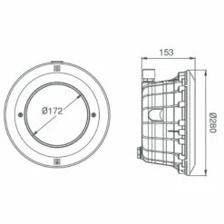 Kit Proyector LED Lumiplus Essential PAR56 RGB 900 -GRE Ventas medidas kit lumiplus 66828 1