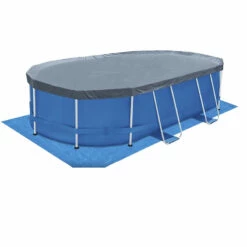 Piscina Ovalada 6,10 X 3,66 X 1,22 Con Depuradora Y Escalera -GRE Ventas piscina funda ovalada swim610