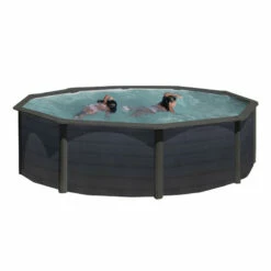 GRE Piscina Starpool Redonda Grafito 120 Cm -GRE Ventas piscina gre starpool circular grafito 460