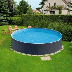 Piscina De Acero Grey 360 X 120 Cm -GRE Ventas piscina grey 3exb0582