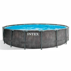 Piscina Intex Prisma Frame Greywood Ø457 X 122 Cm