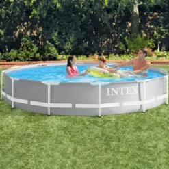 GRE Ventas -GRE Ventas piscina prisma frame 26712np ambiente