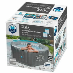 Spa Hinchable NetSpa Silver Poolstar -GRE Ventas spa hinchable netspa silver embalaje