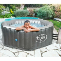 Spa Hinchable NetSpa Silver Poolstar -GRE Ventas spa hinchable netspa silver para exterior